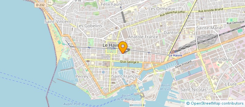 localisation de l'entreprise MADAME CHARLENE POUPARD à LE HAVRE