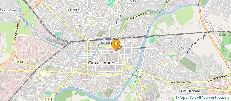 localisation de l'entreprise MADAME CHARLENE QUINSON à CARCASSONNE
