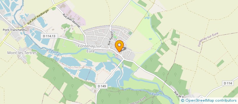 localisation de l'entreprise MADAME CHARLENE RAIMBAULT à FONTENAY-SUR-EURE