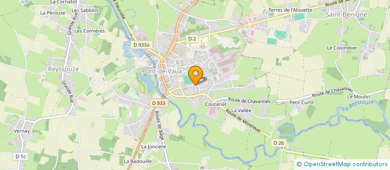 localisation de l'entreprise MADAME CHARLENE RAMOS à PONT-DE-VAUX