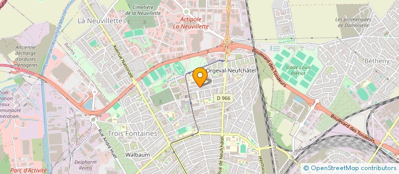 localisation de l'entreprise MADAME CHARLENE RASSAU  REIMS