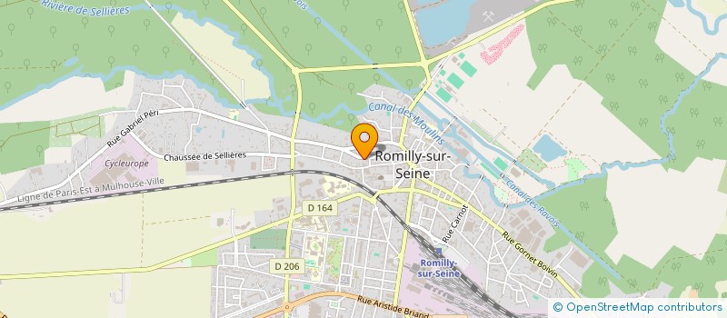 localisation de l'entreprise MADAME CHARLENE RAVEGLIA  ROMILLY-SUR-SEINE