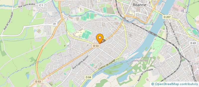 localisation de l'entreprise MADAME CHARLENE RAY  PERREUX