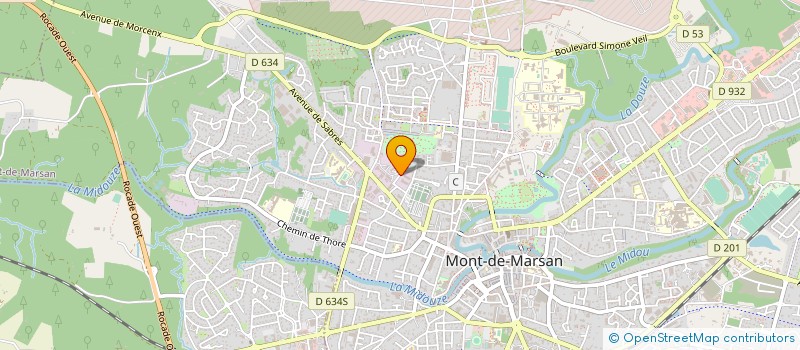 localisation de l'entreprise MADAME CHARLENE REMETER  MONT-DE-MARSAN