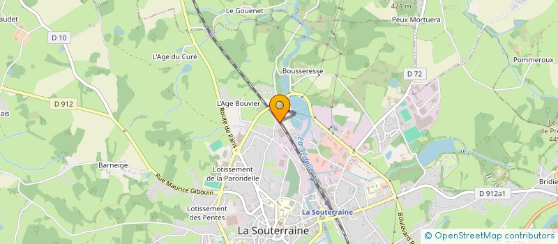 localisation de l'entreprise MADAME CHARLENE RENARD à LA SOUTERRAINE