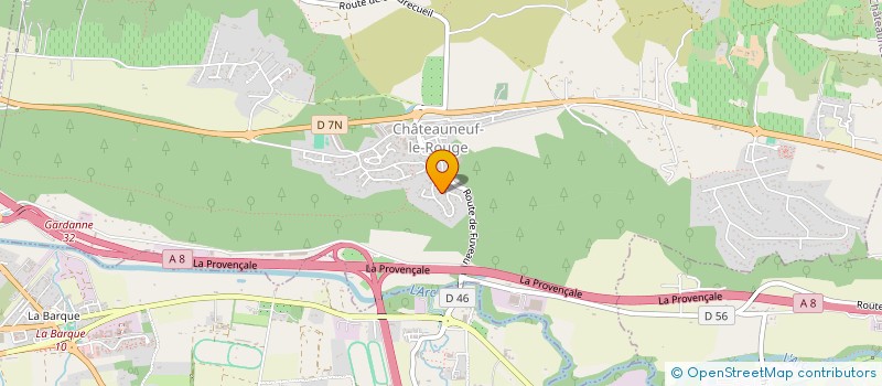 localisation de l'entreprise MADAME CHARLENE REY HERNANDEZ  CHATEAUNEUF-LE-ROUGE