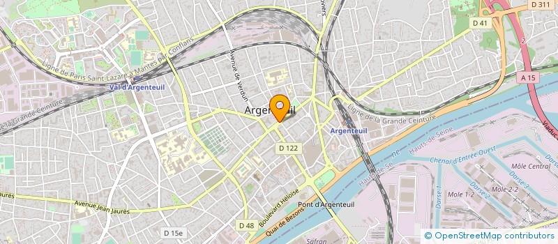 localisation de l'entreprise MADAME CHARLENE ROBICHON  ARGENTEUIL