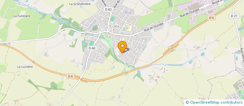 localisation de l'entreprise MADAME CHARLENE ROBRETEAU  COEX