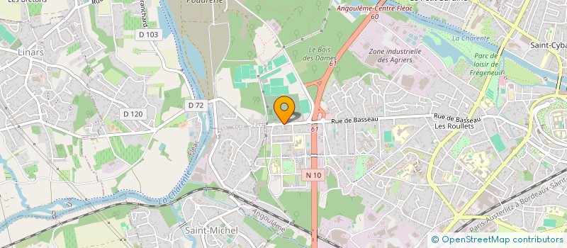 localisation de l'entreprise MADAME CHARLENE ROCHER à ANGOULEME