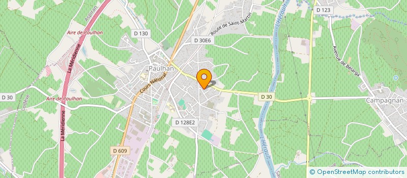 localisation de l'entreprise MADAME CHARLENE ROGET  PAULHAN