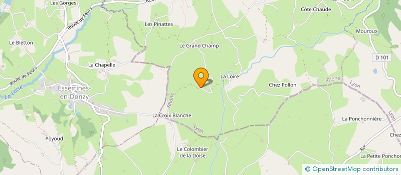 localisation de l'entreprise MADAME CHARLENE ROUAULT  CHAMBOST-LONGESSAIGNE