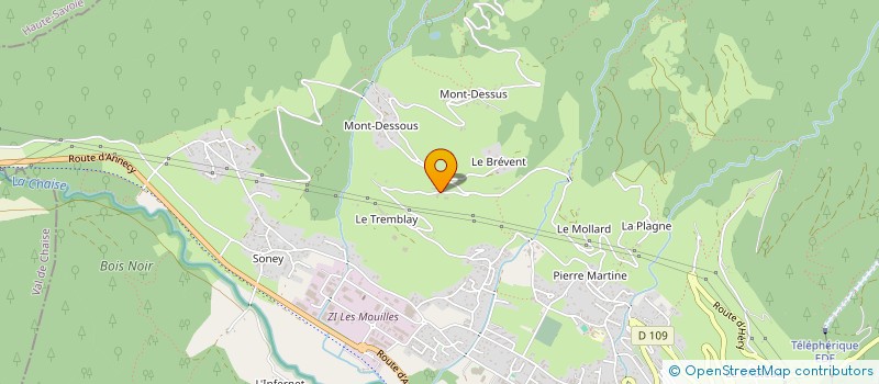 localisation de l'entreprise MADAME CHARLENE ROUDET  UGINE