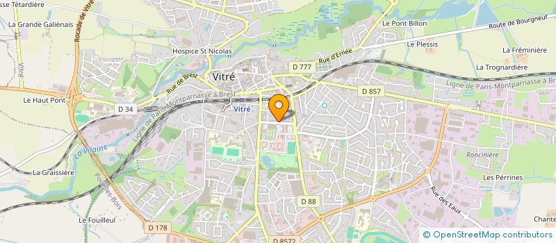 localisation de l'entreprise MADAME CHARLENE RUAULT  ERBREE