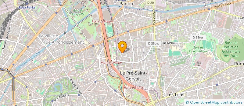 localisation de l'entreprise MADAME CHARLENE SAINTOT à LE PRE-SAINT-GERVAIS