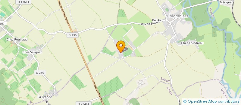 localisation de l'entreprise MADAME CHARLENE SAMOU  COLOMBIERS