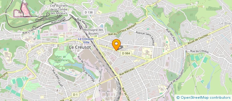 localisation de l'entreprise MADAME CHARLENE SANTIAGO à LE CREUSOT