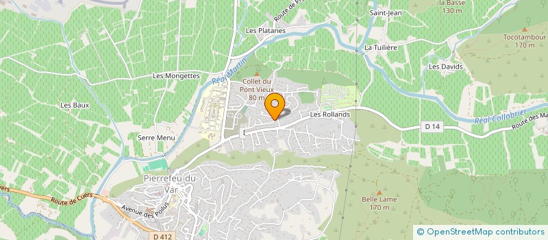 localisation de l'entreprise MADAME CHARLENE SANTUCCI à PIERREFEU-DU-VAR