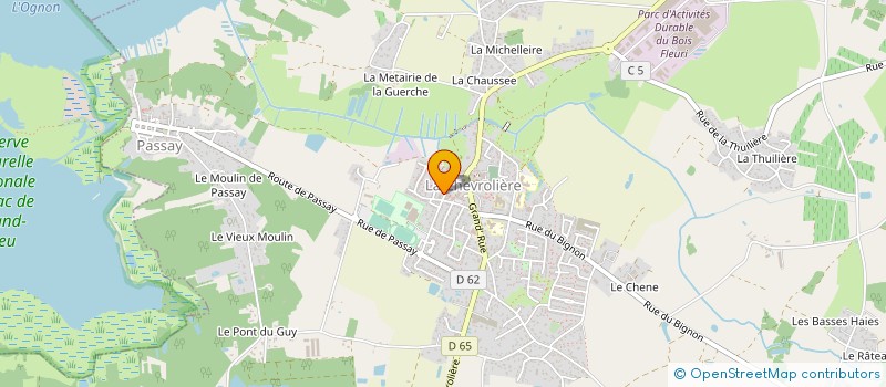 localisation de l'entreprise MADAME CHARLENE SEROT à LA CHEVROLIERE