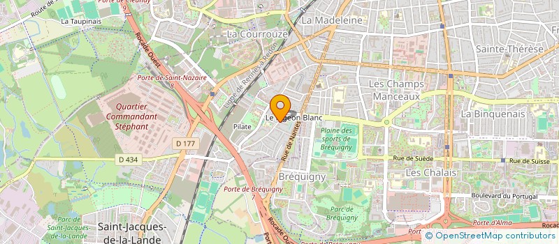 localisation de l'entreprise MADAME CHARLENE SIBON  SAINT-JACQUES-DE-LA-LANDE