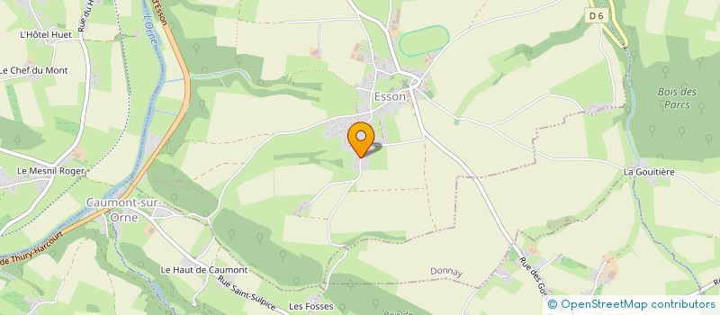 localisation de l'entreprise MADAME CHARLENE SIMONNEAU  ESSON