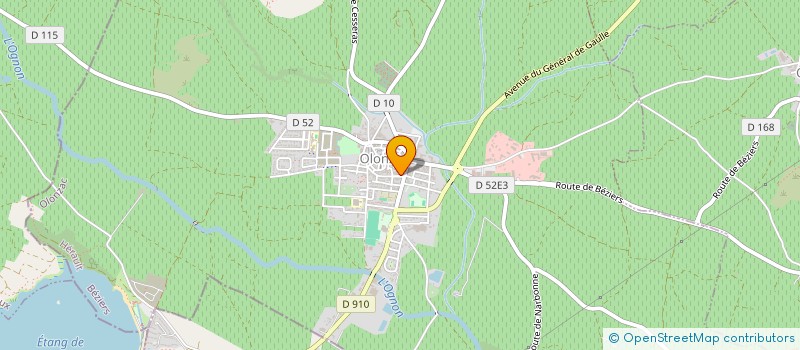 localisation de l'entreprise MADAME CHARLENE SIST  OLONZAC