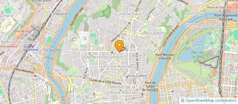 localisation de l'entreprise MADAME CHARLENE SOLARI à LYON