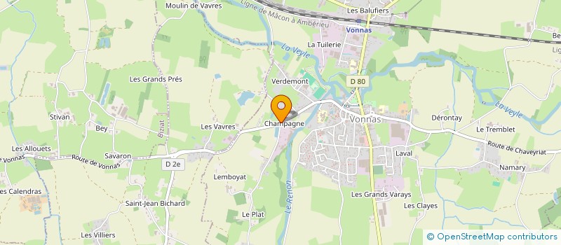 localisation de l'entreprise MADAME CHARLENE SOUPE  VONNAS