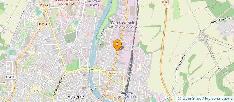 localisation de l'entreprise MADAME CHARLENE SPENETTE à AUXERRE