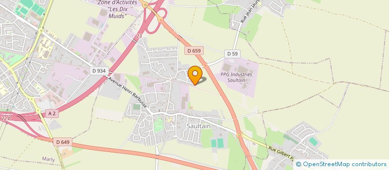 localisation de l'entreprise MADAME CHARLENE STEPPE  SAULTAIN