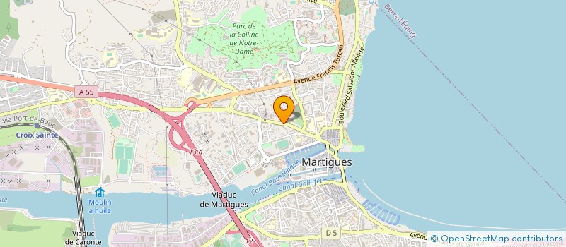 localisation de l'entreprise MADAME CHARLENE STRINA à MARTIGUES