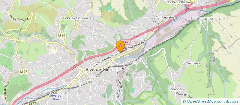 localisation de l'entreprise MADAME CHARLENE TAILLANDIER  ISSOIRE