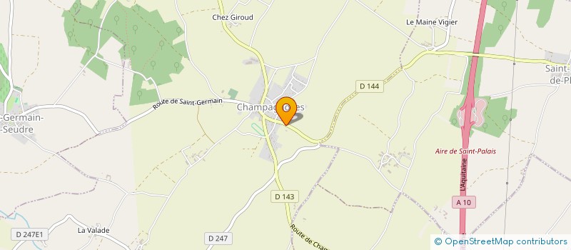 localisation de l'entreprise MADAME CHARLENE TERROCHAIRE à CHAMPAGNOLLES