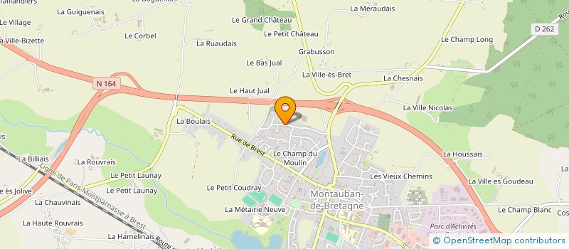 localisation de l'entreprise MADAME CHARLENE TEXIER  BOISGERVILLY