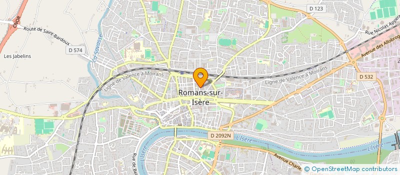 localisation de l'entreprise MADAME CHARLENE TOMASI  ROMANS-SUR-ISERE