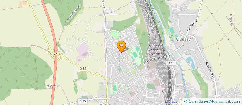 localisation de l'entreprise MADAME CHARLENE TOTEL  TERGNIER