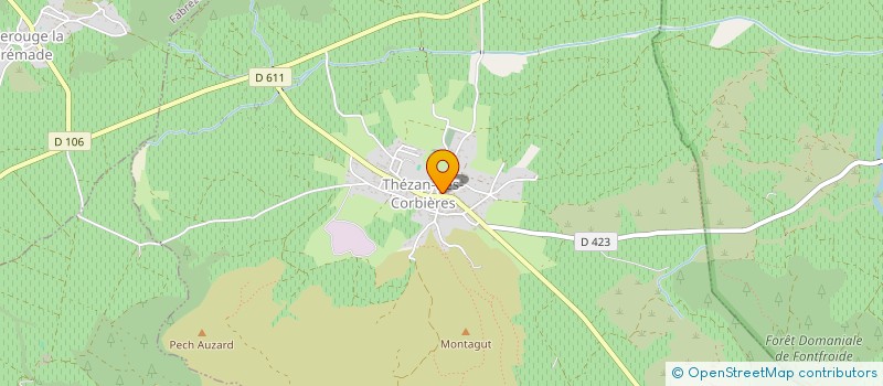 localisation de l'entreprise MADAME CHARLENE TOURE à THEZAN-DES-CORBIERES