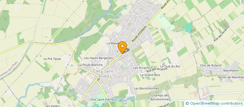 localisation de l'entreprise MADAME CHARLENE TOURNEREAU à CLERY-SAINT-ANDRE