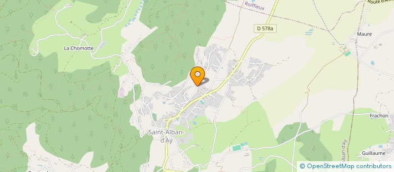 localisation de l'entreprise MADAME CHARLENE TOURON  SAINT-ALBAN-D'AY