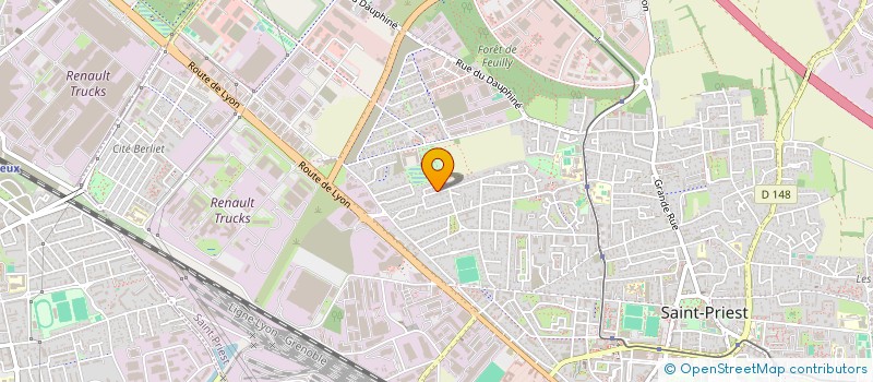 localisation de l'entreprise MADAME CHARLENE URBAN  SAINT-PRIEST