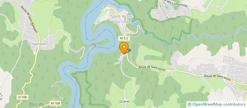 localisation de l'entreprise MADAME CHARLENE VALLAT  SAINT-ETIENNE