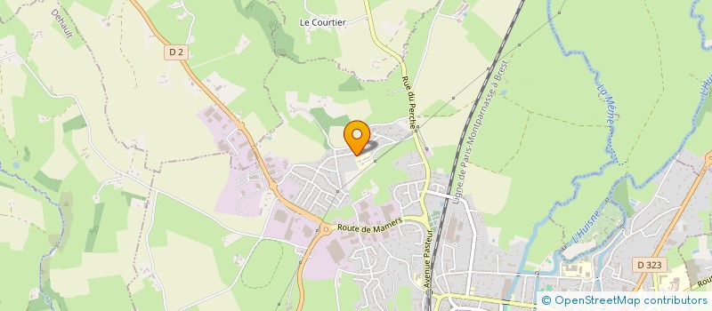 localisation de l'entreprise MADAME CHARLENE VALLET  LA FERTE BERNARD