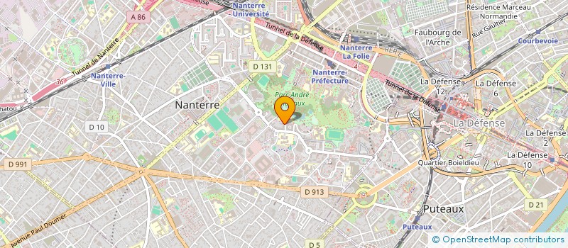 localisation de l'entreprise MADAME CHARLENE VANNESTE  NANTERRE