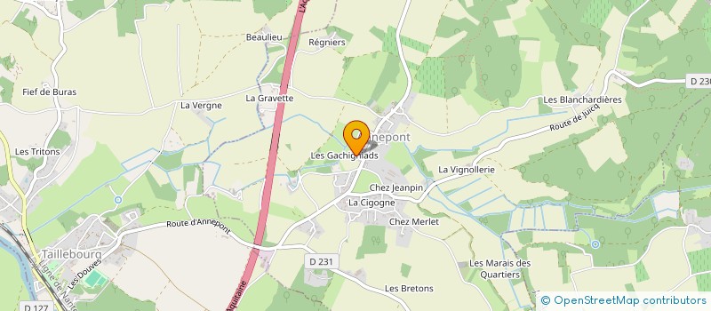 localisation de l'entreprise MADAME CHARLENE VERRE à ANNEPONT