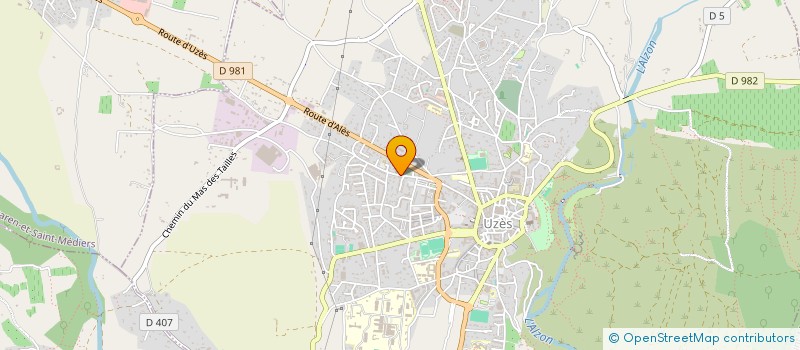 localisation de l'entreprise MADAME CHARLENE VETTER  UZES