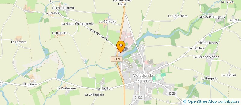 localisation de l'entreprise MADAME CHARLENE VEZIN  MOISDON-LA-RIVIERE