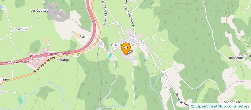 localisation de l'entreprise MADAME CHARLENE VIAL  CHAMPOLY