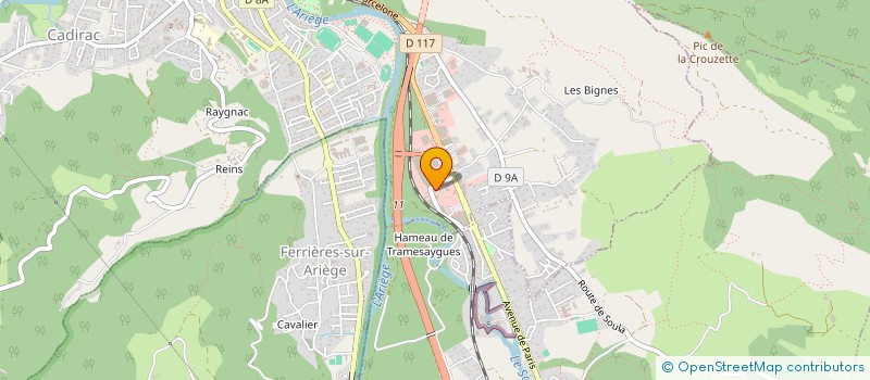 localisation de l'entreprise MADAME CHARLENE VIGNAUX à FOIX