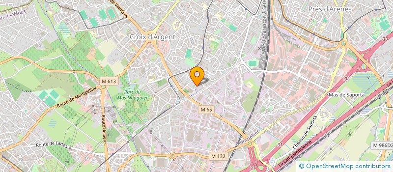 localisation de l'entreprise MADAME CHARLENE WIECZORECK à MONTPELLIER