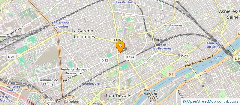 localisation de l'entreprise MADAME CHARLENE WOZNICA à COURBEVOIE