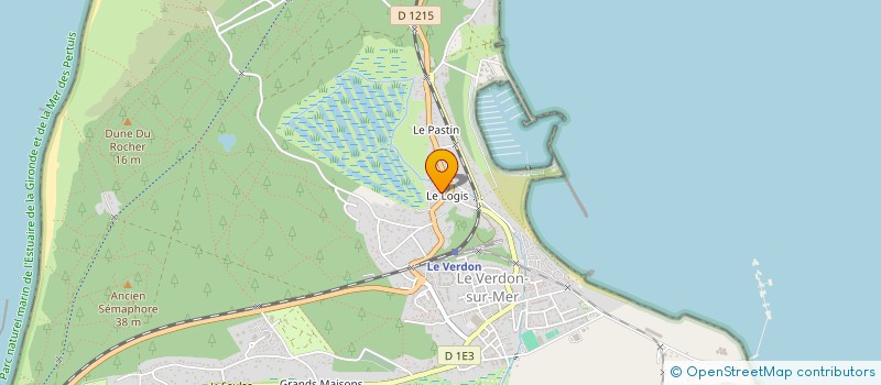 localisation de l'entreprise MADAME CHARLES GASTEUIL  LE VERDON-SUR-MER